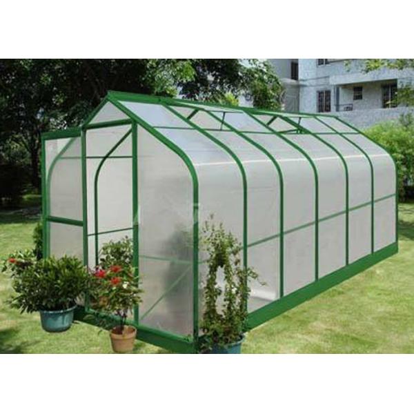6mm Hollow One Stop Gardens Greenhouse , Transparent PC Sheet Greenhouse