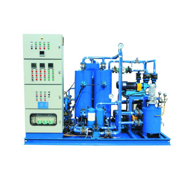 Electrical Heater Vertical HFO Booster Unit With Integrate Oil Pump
