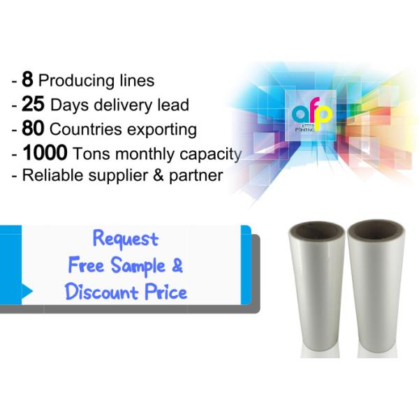 FDA Quality Thermal Laminating Film Roll with Glossy or Matte Finishing