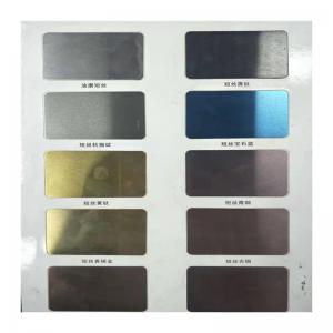 Color Titanium corrosion resistant Stainless Steel Sheet Plate C276 309S 304L 316Ti 317L Astm Manufactures