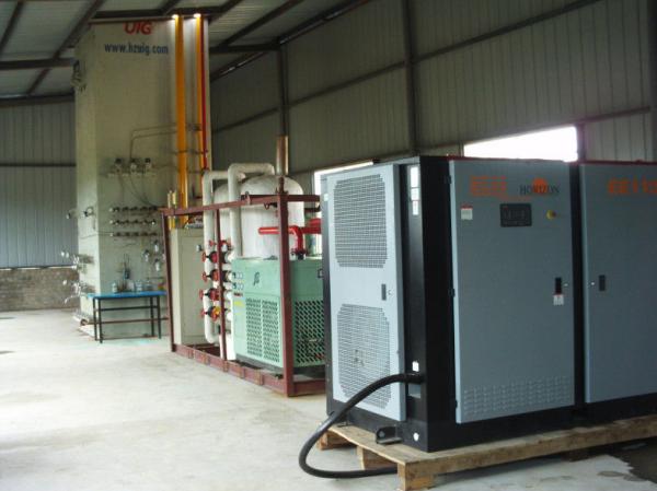 China Skid Mounted Nitrogen Generation Plant , Cryogenic Air Separation Plant suppliers