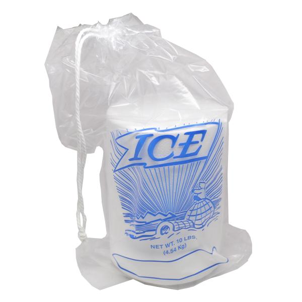 8Lb 10Lb 20Lb Reusable Ice Bags With Cotton Drawstring Closure