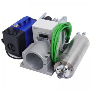 China 80mm Spindle Clamp Water Pump 1.5KW CNC Spindle Motor for Woodworking YFK Spindle Set on sale
