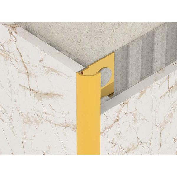 Brushed 2.0mm Stainless Steel Tile Trim Strip For Round Custom