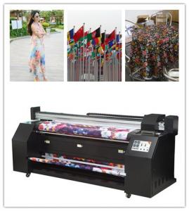 Pigment Sublimation Flag Digital Fabric Printing Machine / Polyester Outdoor Printing Machine Manufactures