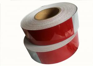  6 Inch*6 Inch  Red White Reflective Conspicuity Tape Placement  For Vehicles  Use Manufactures
