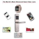 Lora Wireless Bluetooth Smart Lock , Cell Phone Door Lock 304 Stainless Steel