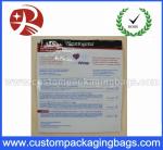 Three Side Sealed Plastic Ziplock Bags Non Toxic Material For Frozen Food