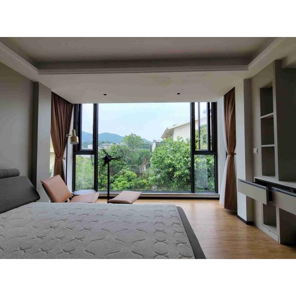 90 Degree Aluminum Casement Windows Waterproofing 5mm 6mm 8mm 10mm 12mm Glass Thickness