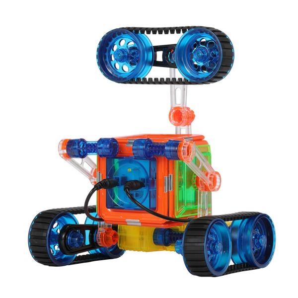 OEM Educational Magnetic Tiles Remote Control Car Plastic Magnetic Blocks Toys