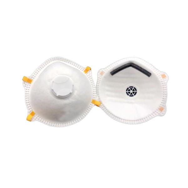 Adjustable Nosepiece Disposable Respirator Mask Easy Breathing With Valve