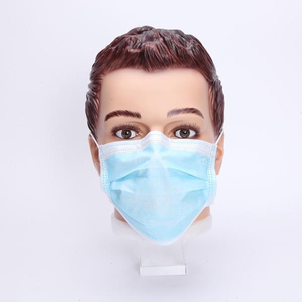 Light Weight 3 Ply Earloop Face Mask Dustproof Non Woven Mouth Masks