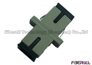  Unsymmetric SC Fiber Optic Adapter Midcoupler Plastic Simplex Multimode Beige Color Manufactures