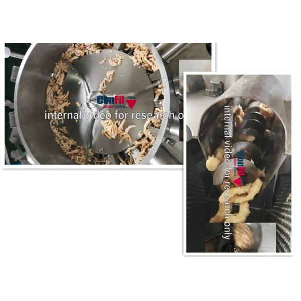 Shredded Fried Chicken Multihead Weighing Machine Fresh Food Filling Machine