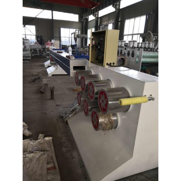 Green Color PP Monofilament Extruder Machine Single Screw Extruder Design