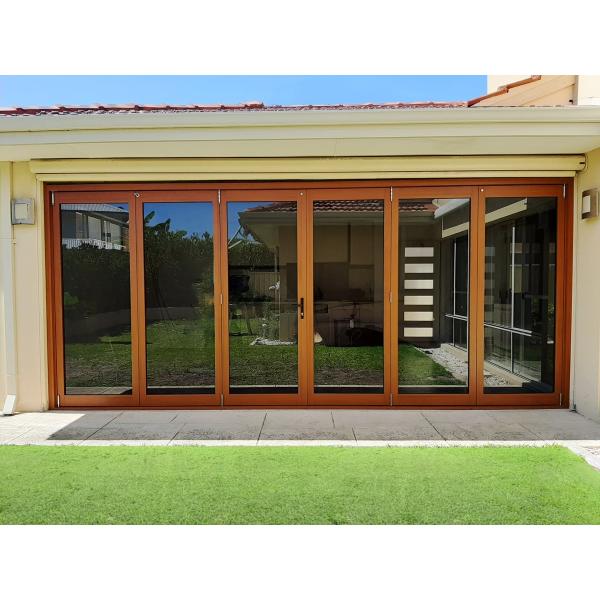 1.0mm-2.0mm Aluminum Folding Doors  Various Colors For House Decoration