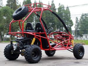  Head Track Air Cooled Adult Double Seat Go Kart 200cc With Disc Brake Manufactures