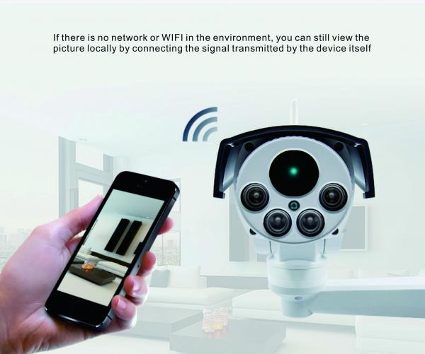 White Bullet 4G CCTV Camera System Ptz Ip Solar Powered Cctv Security Cameras