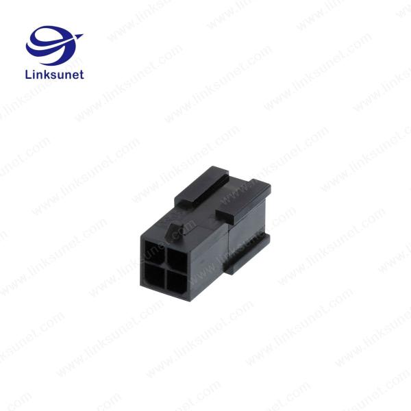 Male Female Wire Connectors 43020 - 0600 MOLEX Micro Fit Connector With Panel Mount Ears