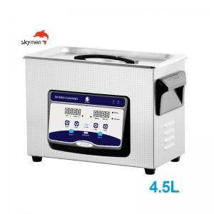  4..5L Ultrasonic Tabletop cleaner  machine for Hardware Small Parts Bicycle Chain Cleaning Manufactures