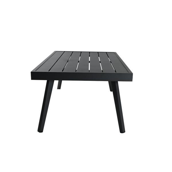 Square Leisure Patio Furniture Outdoor Table Waterproof Garden ODM