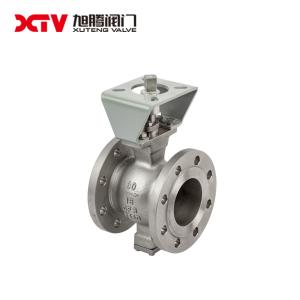  ANSI CLASS 150-900 Nominal Pressure Pneumatic Actuated Fixed Ball Valve for Household Manufactures