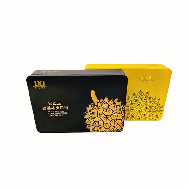 DADI OEM ODM Mooncake Tin Box Tinplate CMYK PMS Biscuit Tin Box Packaging