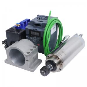  24000RPM 4bearings Water Cooled Spindle Motor Kit With 2.2KW Inverter For CNC Router Manufactures
