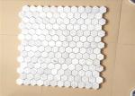 Hexagonal Honed Stone Mosaic Tile Marble Stone Chip 12"X12" Size