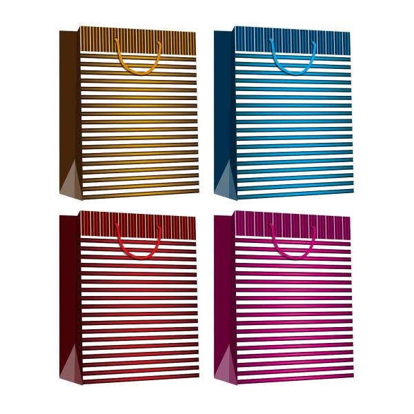 Custom Matt Laminated Paper Carrier Bags