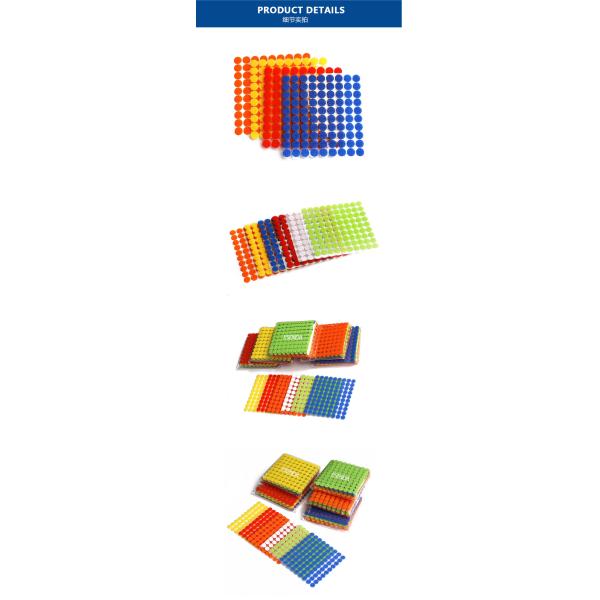 Customization Adhesive Hook And Loop Double Sided Hook And Loop Dot 10mm