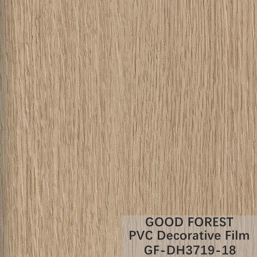 Flowability PVC Decorative Film Scratch Resistance Wooden Grain