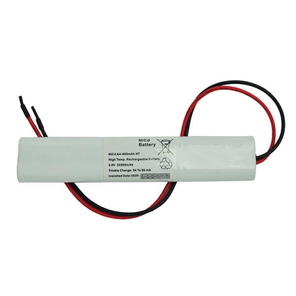 Odorless Dual Stick 3.6V Ni Cd Battery Pack 1800mAh For Cordless Phones