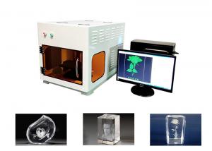  CKD 3D Crystal Laser Engraving Machine For Glass / Crystal As Gift Of Festival Manufactures