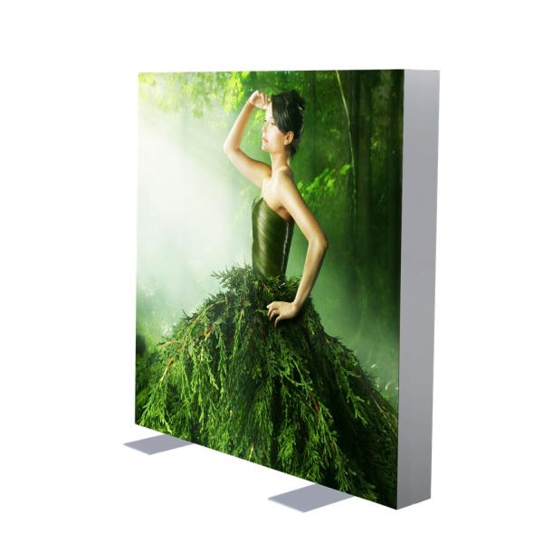 Advertising LED Light Box Backlit Frameless Led Fabric Light Reinforced Struction