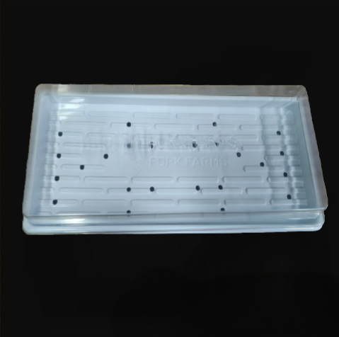 Customized rectangular PET 1.2mm thickness plant planting greenhouse insulation green plant box