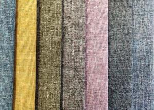  Woven Upholstery Sofa Fabric 260gsm Yarn Dyed 80% Polyester Manufactures