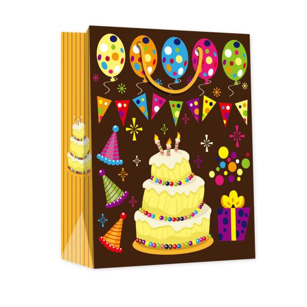 Euro Style Paper Shoppers for Gift Packaging for Party, Holiday, Wedding