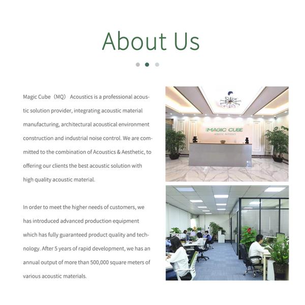 Decorative Wood Slat PET Acoustic Panel For The Wall Covering