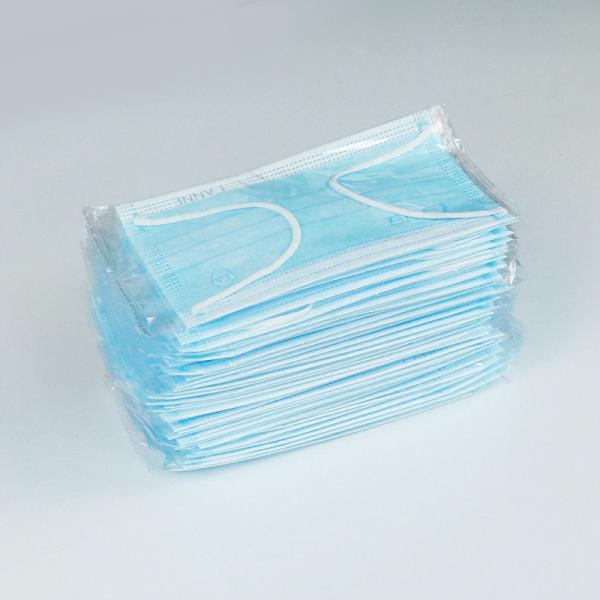 High Filtration Individual Packaging Blue 50 Pcs/Box Face Mask