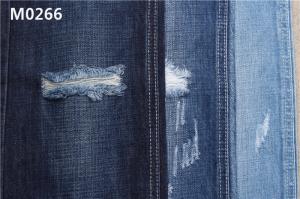 China Selvedge 100 Cotton Denim Fabric For Jeans Dark Blue on sale