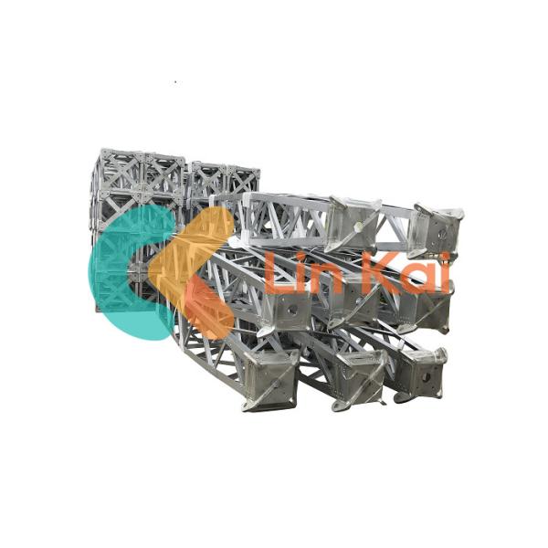 Inner Suspension Aluminum Alloy Gin Pole Tower Erection Tools 1 Year Warranty