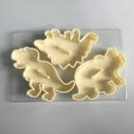 3 Pieces Set Skeleton Dinosaur Cookie Cutters , Stampers Cake Decoration Molds