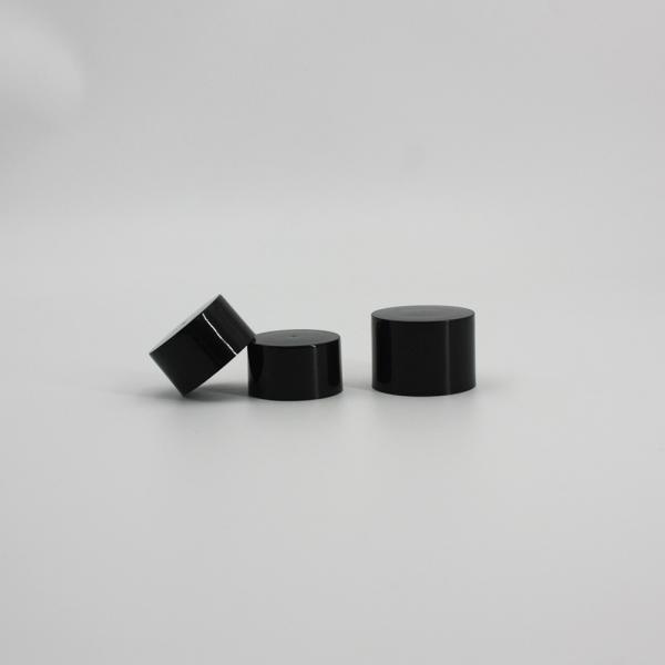 24mm 28mm PP Black Double Layer Flip Top Cap