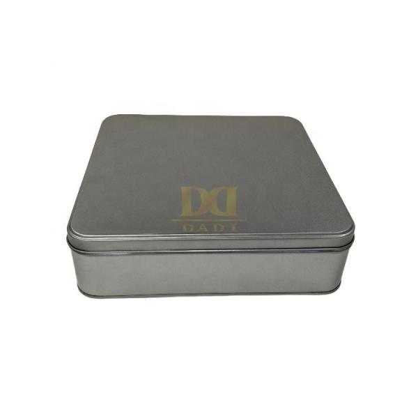 DADI FDA Approved Tinplate Airtight Candy Tin Box Reusable Small Square Tins
