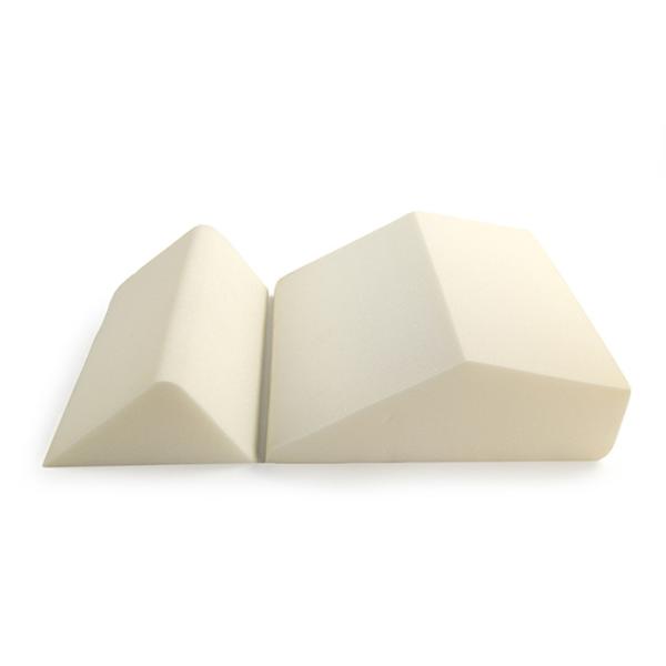 Sleeping Fold Foam Wedge Pillow Promote Sleep With Printed Cotton Fabric Cover
