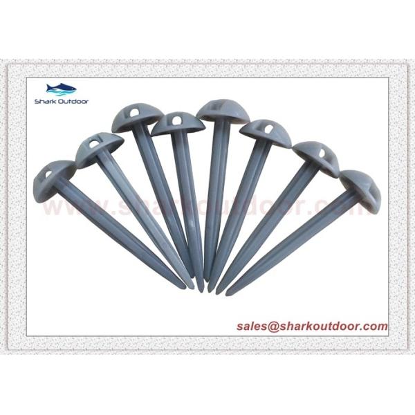 Dome shaped Plastic Tent / Awning Groundsheet Pegs for outdoor tent