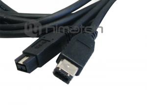  Himatch’s IEEE 1394 Cable , Firewire 9 Pin To 6 Pin Cable Assembly 5m For 1394 Port Camera Manufactures