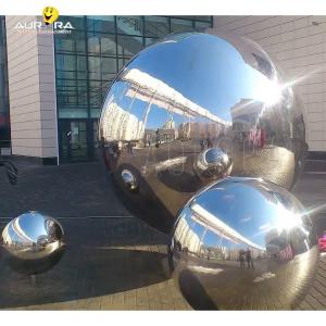  Sealed Giant Sphere Ball Silver Inflatable Mirror Spheres For Decoration Manufactures