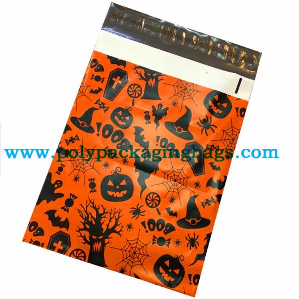 Alloween Or Pumpkin Self - Adhesive Poly Courier Bag